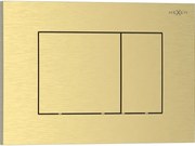 Mexen Tex 02 przycisk spłukujący, złoty szczotkowany - 6102-11