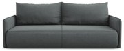 Szara rozkładana/ze schowkiem sofa 216 cm Nanea – Makamii