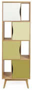Zielony regał Woodman Avon Narrow Olive