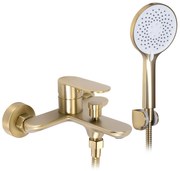 Bateria wannowa REA DROP Złota Szczotkowana