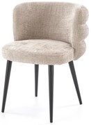 Krzesło tapicerowane K575 beżowe HALMAR