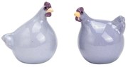 Ceramiczna kurka LILAC CHICKEN fioletowa - różne rozmiary Wielkość: S