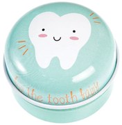 Jasnozielony pojemnik metalowy na mleczaki Rex London Tooth Fairy