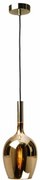 Lampa wisząca LUGANO GOLD 1xE14, nowoczesna, glamour, pojedyncza, złota