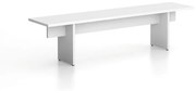 Ławka SOLID, 1800 x 400 x 443 mm, biała