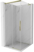 Mexen Rox L kabina prysznicowa rozsuwana 95 x 95 cm, transparent, złota - 8C2L-095-095-50-00