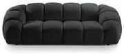 Czarna sofa 254 cm Diana – Micadoni