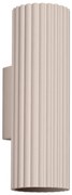 Kinkiet KARBON 20 taupe ryflowany  SOLLUX  LIGHTING