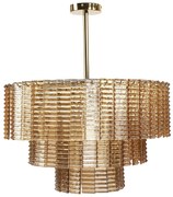 LAMPA SUFITOWA WISZĄCA APP1677-8CP BRĄZOWA