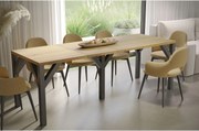 Stół rozkładany BALTIKA 130(240)x90 dąb natura