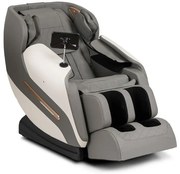 Szaro-biały fotel relaksacyjny z funkcją masażu i Bluetooth Z0-W84