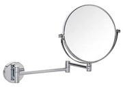 Lusterko kosmetyczne 23x28 cm srebrne