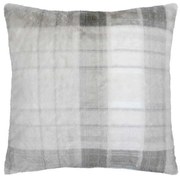 Poduszka pluszowa SCOTLAND w kratę, 60 × 60 cm