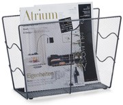 Metalowy gazetnik, kosz na gazety, ZELLER