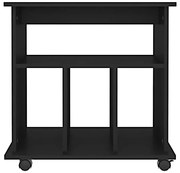 Czarny kontener biurkowy L4-F88