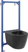 Mexen zestaw podtynkowy bidetowy stelaż Fenix B z bidetem Carmen, czarny mat - 69935884985