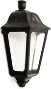Lampa ?cienna INDURA MEDIUM 6 styl klasyczny - wys. 35 cm x szer. 22 - E27 42W - ?ywica - IP55 - czarny