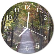 Zegar ścienny okrągły Leśna ścieżka