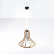 Lampa wisząca ELZA drewniana SOLLUX  LIGHTING