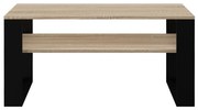 Ława Modern 1P SONOMA CZARNY, półka, nowoczesna, skandynawska 58/90/50