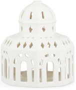 Biały ceramiczny świąteczny świecznik Kähler Design Lighthouse, ø 12 cm