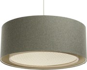 Lampa wisząca ERUTAN RATTAN 50 zielona