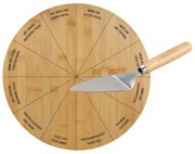 Deska do serwowania z rowkami i łopatką, Ø 35 cm