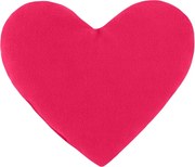 Bellatex Poduszka w kształcie serca fuksjowy, 23 x 25 cm