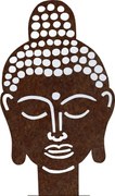 Ozdoba ogrodowa Budda 70 x 42 cm, corten CORGARDEN1062