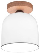 Kolarz A1352.11.Gr - Żyrandol natynkowy NONNA 1xE27/60W/230V dąb/biały/szare