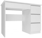 Białe biurko proste klasyczne komputerowe 100 cm F3-C08