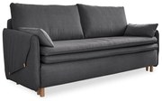 Ciemnoszara rozkładana sofa 207 cm Simon – Miuform