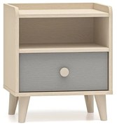 Szafka nocna dziecięca MELLY 10 szara ML MEBLE