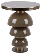 Metalowy okrągły stolik ø 46 cm Tess – Leitmotiv