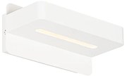 Nowoczesna lampa ścienna biała z LED, z USB i przełącznikiem - Ted