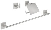 GROHE 41124DC0 - Zestaw akcesoriów START CUBE 558 mm ze stali nierdzewnej