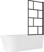 Wanna z prysznicem biała z obrotowym parawanem - 201 l - Prawostronna - PONTICOLA