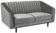 Sofa ASPREY VELVET 2 szara SIGNAL