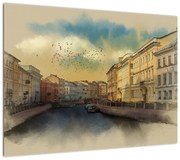 Obraz - Rzeka Mojka, Sankt Petersburg, Rosja (70x50 cm)