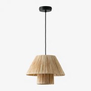 Lampa Sufitowa Wisząca Z Rafii Aruel Design Miel - Sklum