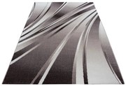 Dywan nowoczesny Parma linie brązowy 80 cm x 150 cm