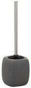 Pojemnik na szczotkę FARO GREY + szczotka WC, WENKO