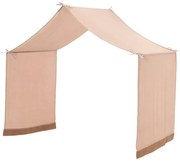 Jasnobrązowa bawełniana zasłona dziecięca do łóżka 86x414 cm Forrest – Vipack