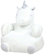 Puf do pokoju dziecięcego w kształcie jednorożca, 45 x 45 cm