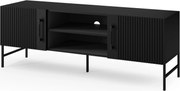Stolik RTV RAFTT 152x55 cm, czarny