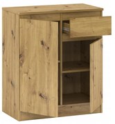 Komoda 2d 1s do sypialni salonu kolor dąb artisan
