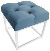 Pufa CHESTERFIELD LOFT ławka postawa biała MG33