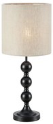 Markslöjd 108575 - Lampa stołowa OCTO 1xE27/40W/230V beżowe/czarne