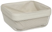 Nowoczesny koszyk na pieczywo MAYAJ, 25,5 x 25,5 x 11,5 cm