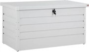 Metalowa skrzynia ogrodowa METALBOX, 385L, 120×62×63cm, szara Gardebruk